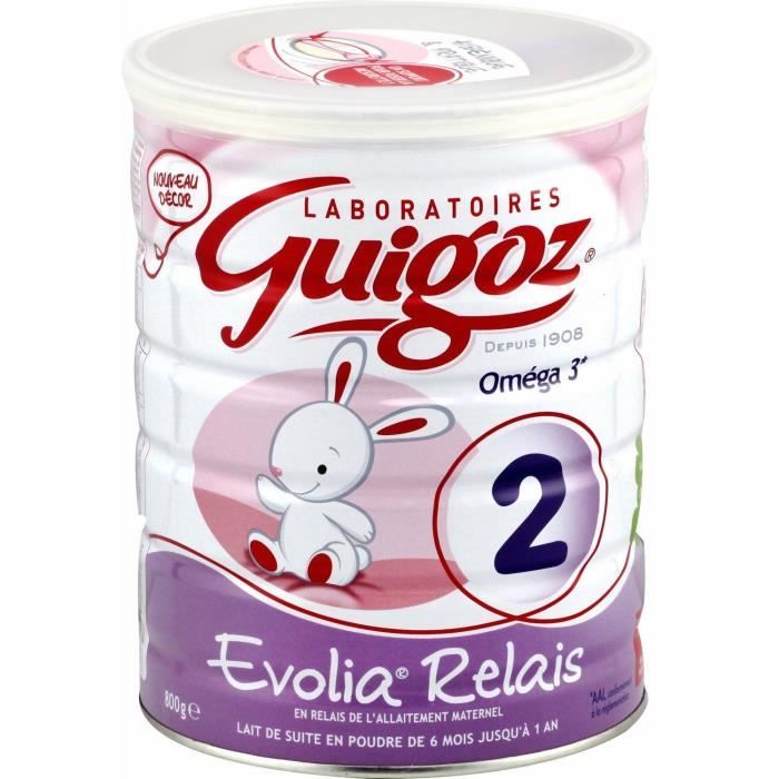 GUIGOZ 2 BIO 800g 2ème âge dès 6 mois