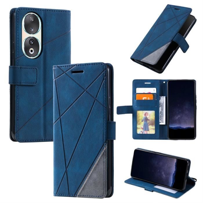 Étui Portefeuille Zanae Honor Play 8A Bleu clair