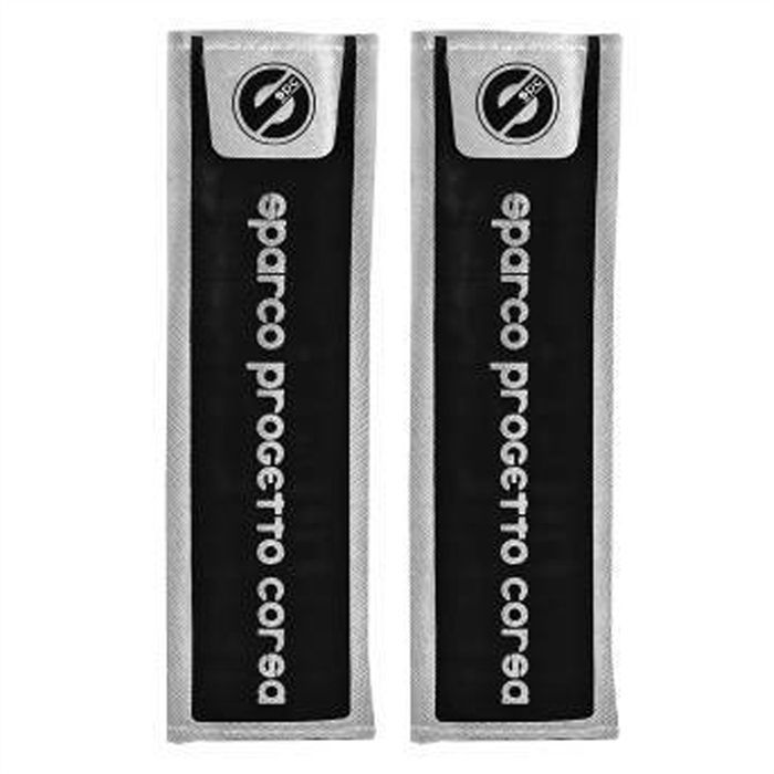 Sparco Lot De 2 Protège-Ceintures De Sécurité Gris - Confort Et Protection En Voiture
