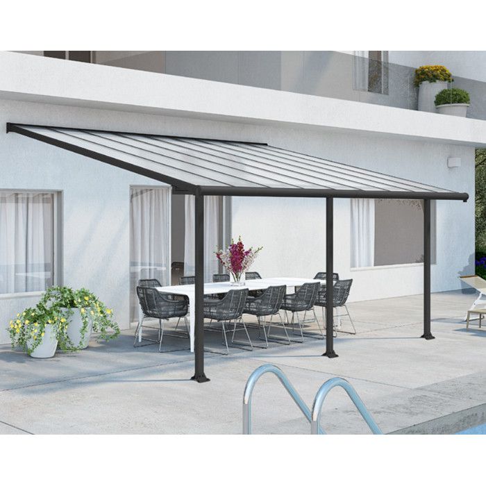 Pergola Olympia 3x5, Couleur Gris