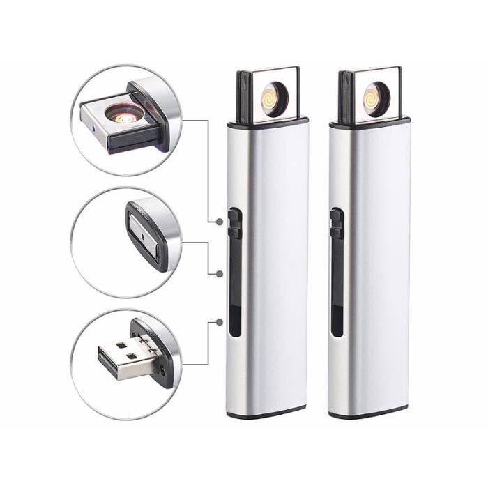 2 briquets lectroniques USB 7 W  spirale incandescente - Cdiscount Au  quotidien