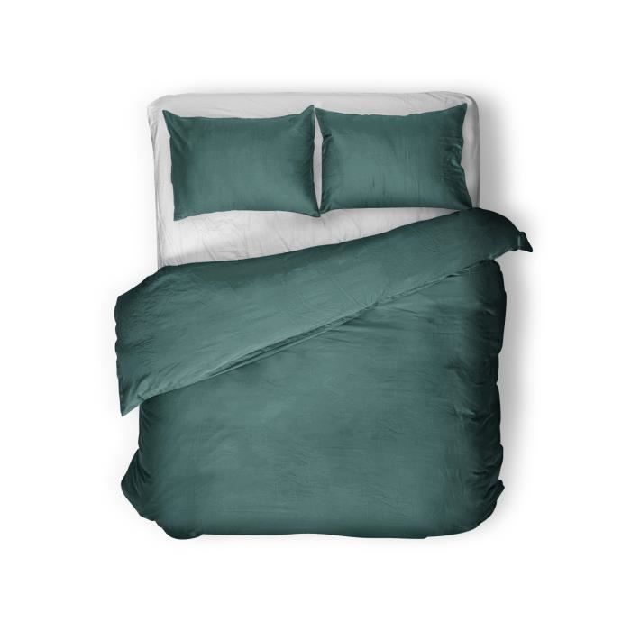 Parure de housse de couette 5 pièces de luxe en coton égyptien