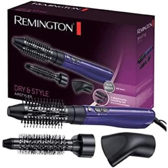 Remington Brosse Soufflante 4X Protection Dry&Style 8000W,Céramique Tourmaline Ionique Antistatique Température variable,3 access