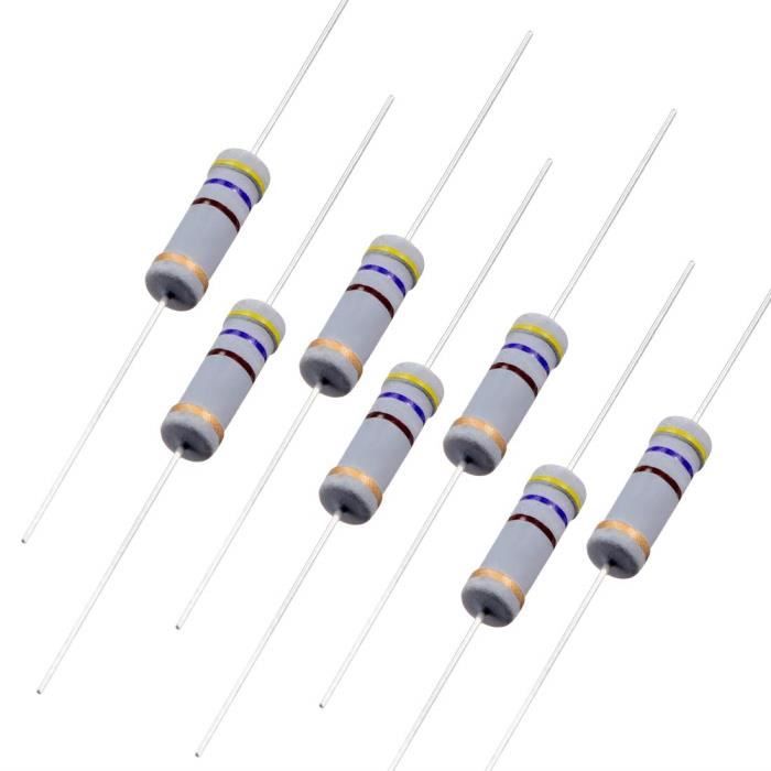 3Watt 0.1 Ohm Carbone Pellicule 20 Pcs 5% Tolérance Résistances Projets