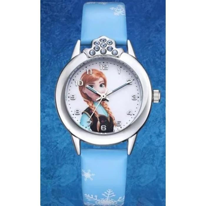 Montre Anna La Reine des Neiges Bleu ciel Princess fille Disney