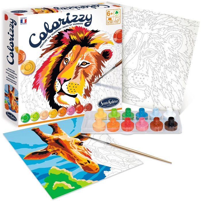 Peinture par numéros SentoSphère Colorizzy Savane
