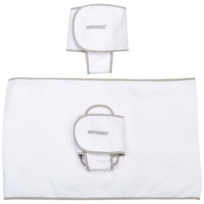 Snoozzz Cale Bebe Novateur Blanc Biais Gris Xl Cdiscount Puericulture Eveil Bebe