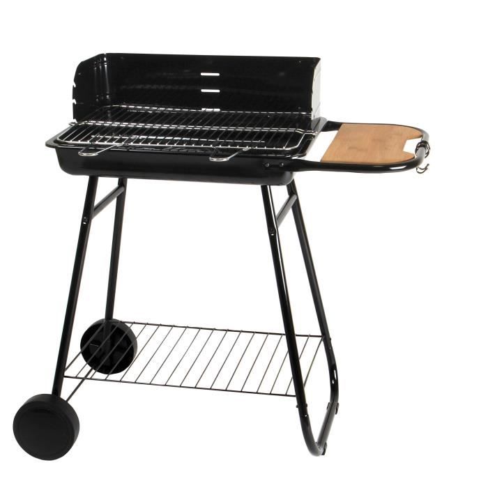 Photo de so-magic-barbecue-a-charbon-de-bois-manilla-en-acier-chrome-53-x-38-cm