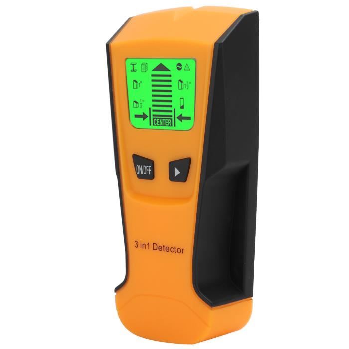 Détecteur Fils électriques Détecteur Ligne 6-en-1 - Scanner Mural Métaux/ Câbles/bois - LCD Détecteur Poutres Bois