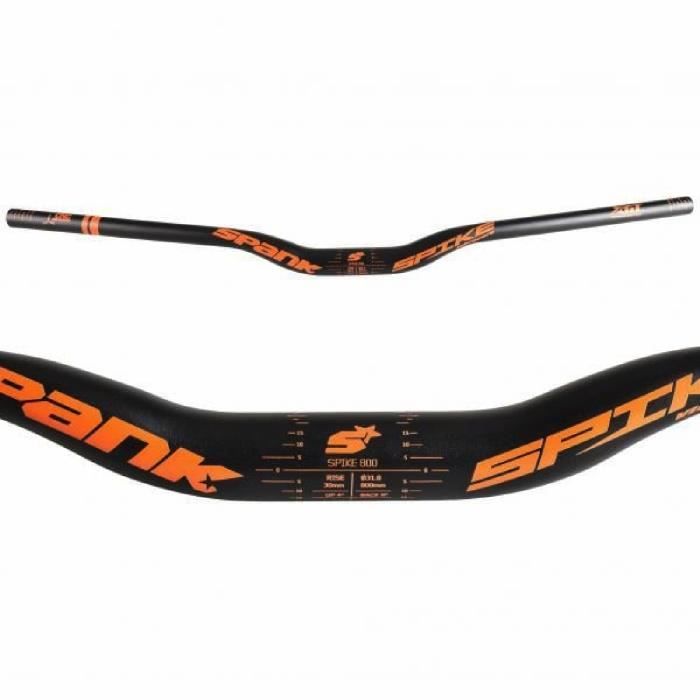 Cintre VTT SPANK Spike 800 Vibrocore Rise - noir/orange - 30 mm