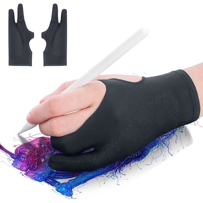 HanCenDa Lot de 2 Gants de Dessin, Gant d