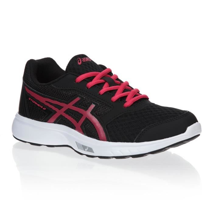 basket asics fille noir