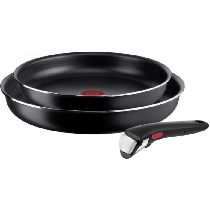 Set Ingenio Easy Cook 3Pcs L1539143 Tefal Poêles 2428 Cm + 1 Poignée Amovible