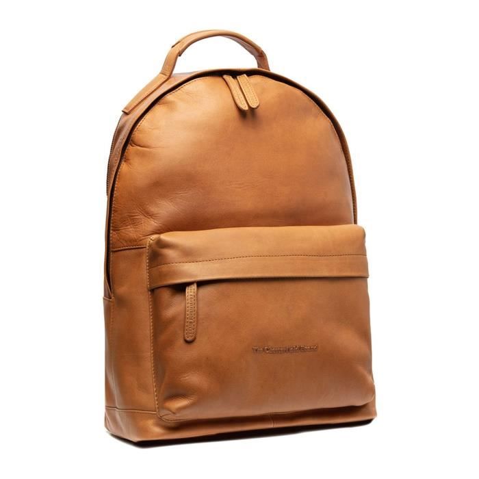 Sac à Dos The Chesterfield Brand Mazara En Cuir Cognac, Pour Homme, Neuf Avec Housse