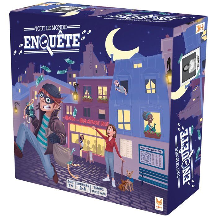 TOUT LE MONDE ENQUETE - Jeu de société - TOPI GAMES - 2 à 6 joueurs - Dès 7 ans