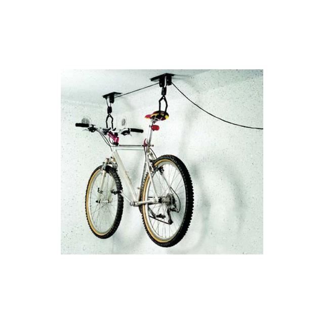 Support de rangement porte velo par suspentes a...