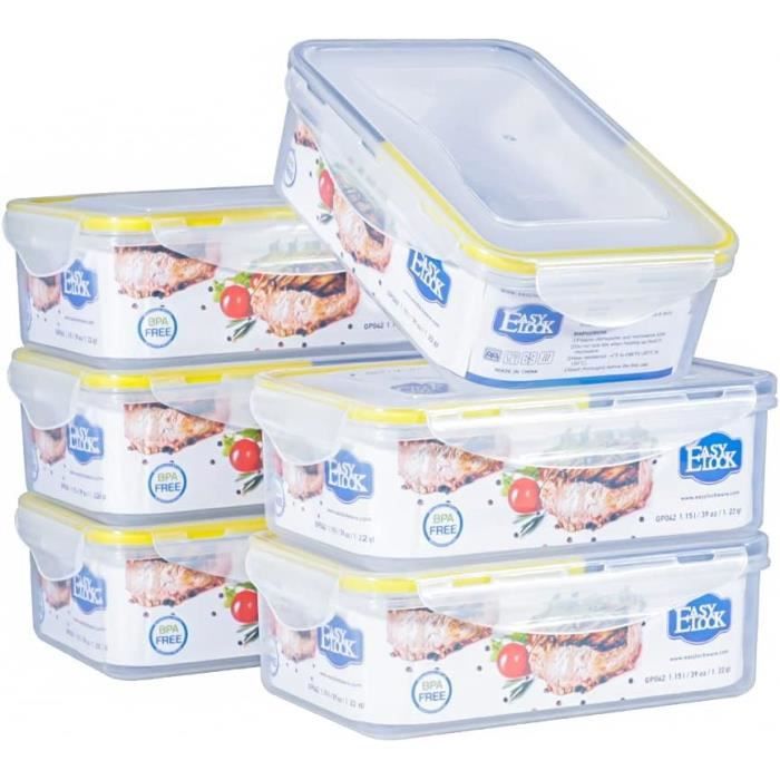 Lot De 2 Boîtes à Spaghettis Josenidny 2L - Transparentes, Avec Couvercle Réglable, Rangement Pâtes