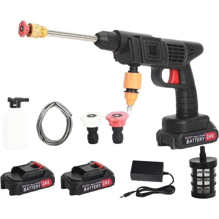 YUET Pistolet Lavage Haute Pression 4350 PSI - 5 Buses Included - Compatible Bosch Nilfisk - Raccord M22