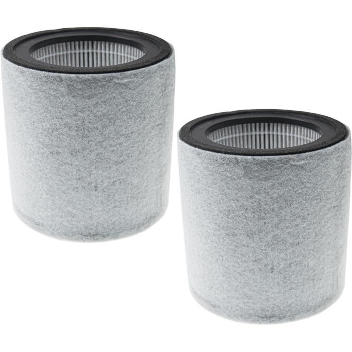 Vhbw Filtre HEPA H12 Compatible Leifheit Soehnle Airfresh Clean Connect 500 - Filtre De Rechange Purificateur D'Air