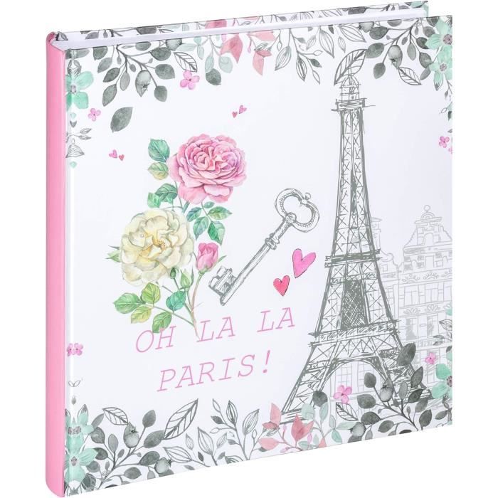 Album Photo Walther Design Happiness MX-606 30x30 Cm - Couverture Colorée Haute Qualité, 100 Pages Blanches