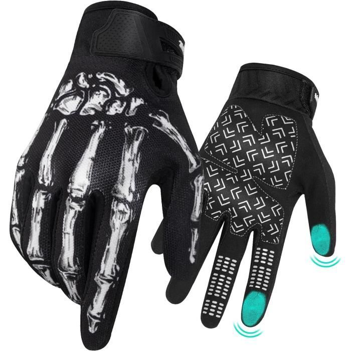 Gants Moto Hiver Imperméables Tactiles Et Coulissants, Taille Unique