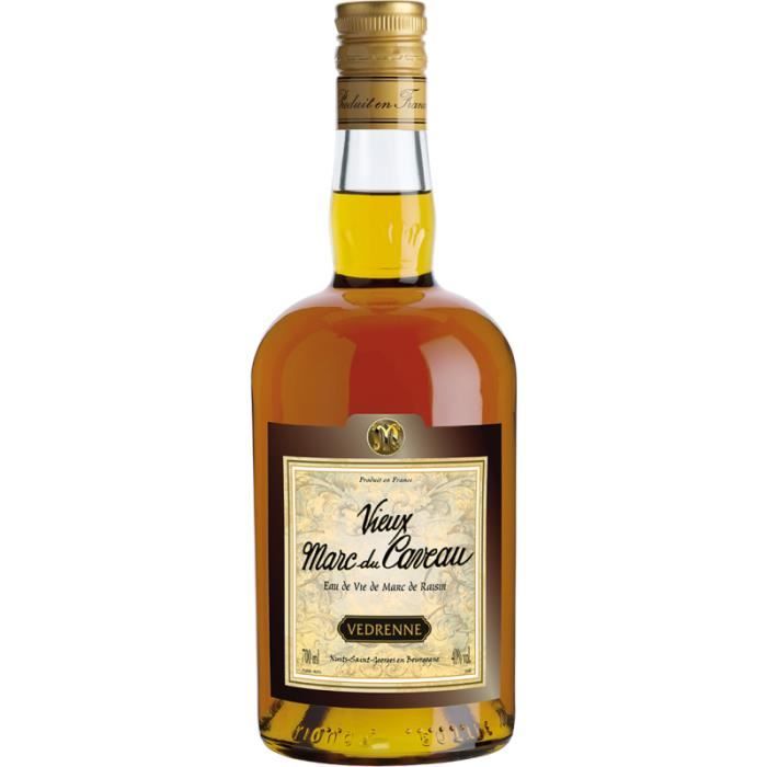 Vieux Marc Du Caveau Vedrenne 40 D Alcool 70cl Authentique Et Fruitee La Cave Cdiscount