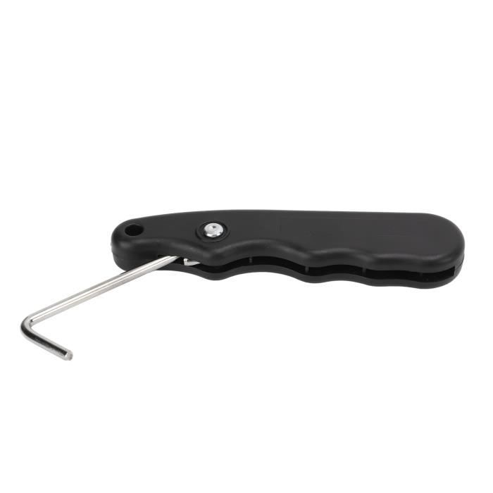 Tendeur De Lacets De Patin – Crochet Inox, Plastique Résistant, Pour Hockey Et Patinage, Serrage Facile