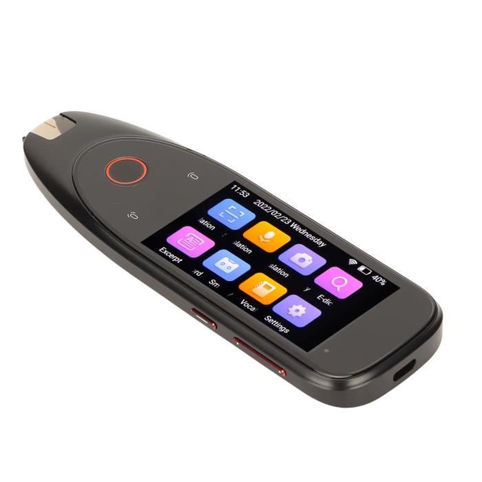 Stylo Lecteur-traducteur Intelligent - OCR, Traduction Photo, 112 Langues - Idéal Dyslexie, Voyages, études