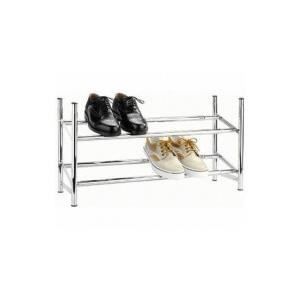 Étagère à Chaussures Suspendue WENKO - 18 Paires - Porte Ou Mur - 59x151cm Noir