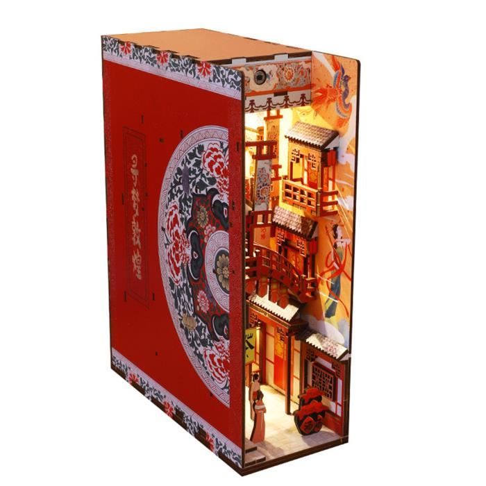 Kit Maison Poupée Miniature Cuteefun - DIY Bois Avec LED | Modèle 'Jardin Du Ciel' | 20-30h Assemblage | 14+
