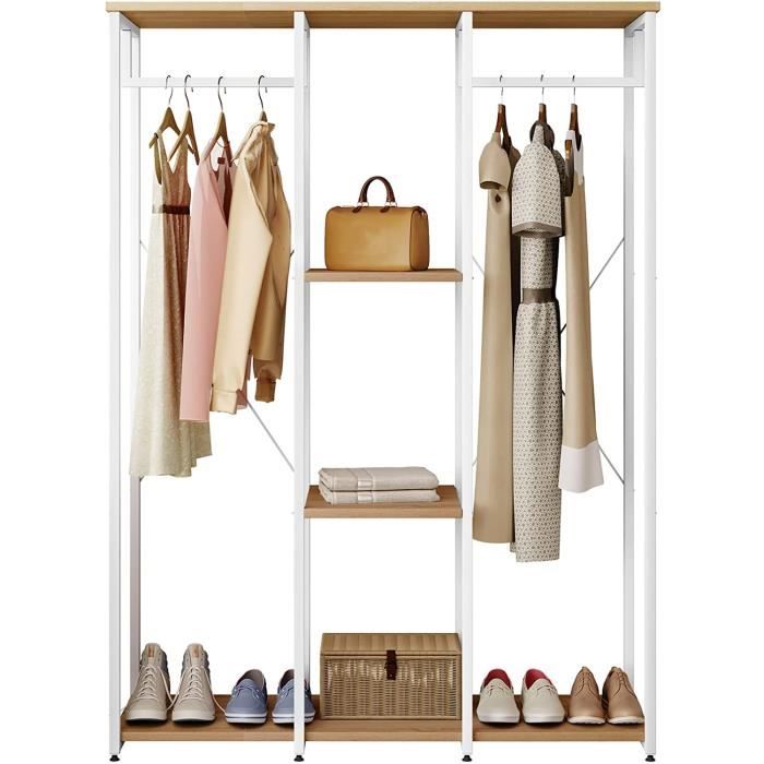 Woltu Armoire De Rangement Porte Manteau Portant A Vetements