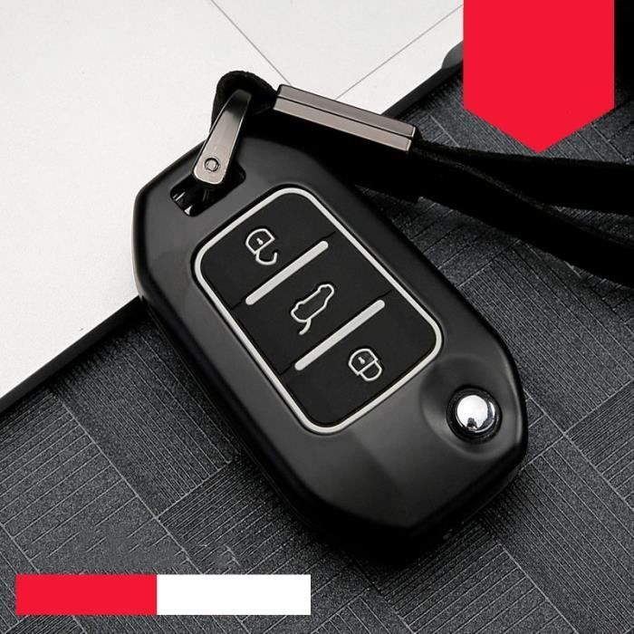 Étui Silicone Pour Clé Renault Fassport CV9302 - Noir Rose - Protection Et Style