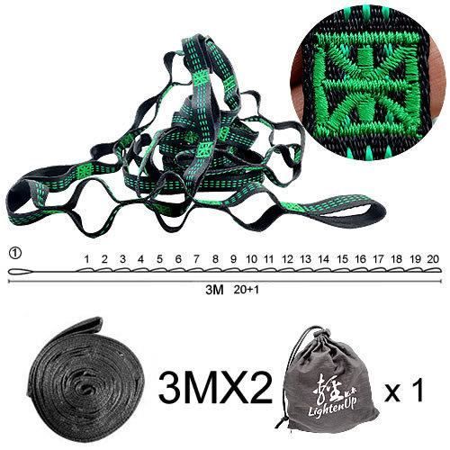 Wefaly Sangle Hamac 2 Pcs, 2m X 2,5 Cm Sangle Balancoire Arbre Maximale