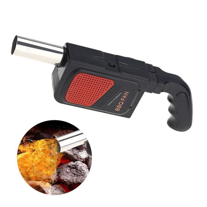 Ventilateur De BBQ Électrique - Allume-Feu Portable Pour Barbecue, Camping Et Feu De Bois