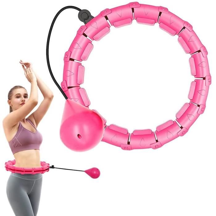 Cerceau Hula Hoop Fitness Adulte,24 Noeuds Anneau Détachable 2 en