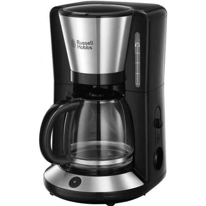 Russell Hobbs Cafetière filtre [Technologie WhirlTech pour extraction & arôme optimaux] Adventure 10 tasses verseuse en verre Maintien au chaud Auto Off antigoutte Machine à café 24010 - vue 4