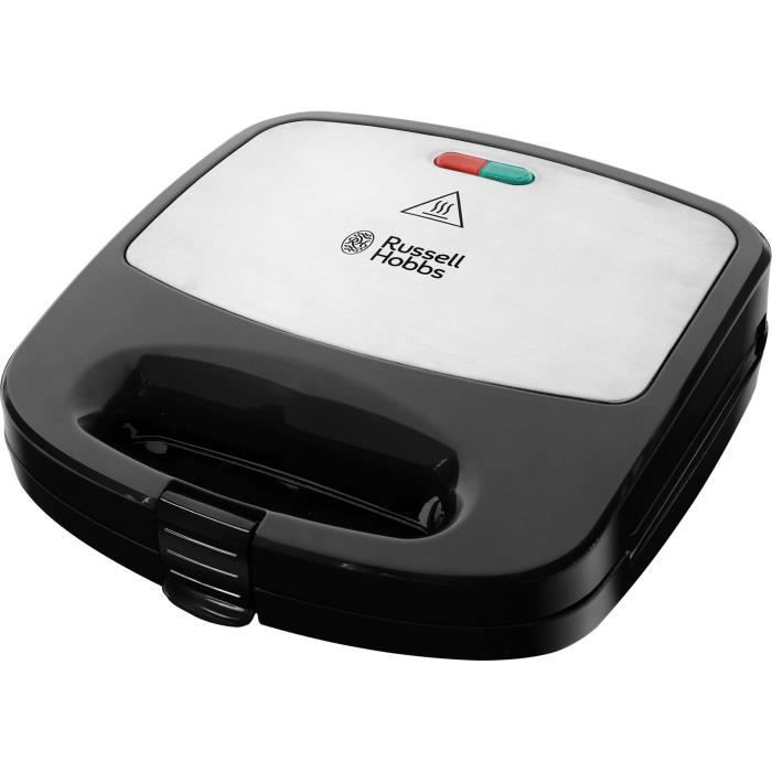Russell Hobbs Appareil Croque Monsieur [Multifonction 3 en 1] Fiesta Gaufrier Sandwich Gril Plaques antiadhésives lavables au lave vaiselle extensible : cake pop mini donut churros 24540