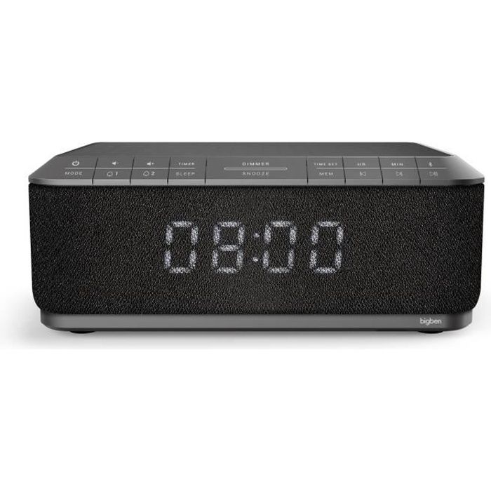 Big Ben Rr140ig Radio Reveil Avec Chargeur Sans Fil Par Induction Usb Gris Radio Reveil Avis Et Prix Pas Cher Cdiscount