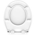 SCHÜTTE Siège de toilette SLIM WHITE Duroplast-1