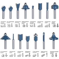 Outil Professionnel Bricolage Bois Fraise à Rainurer R8 Pour Défonceuse - Tige 8 Mm (1/2 Pouce) - Pour Portes Et Armoires En Bois - En Acier Tungstène Queue 8mm 1/2 Pouce