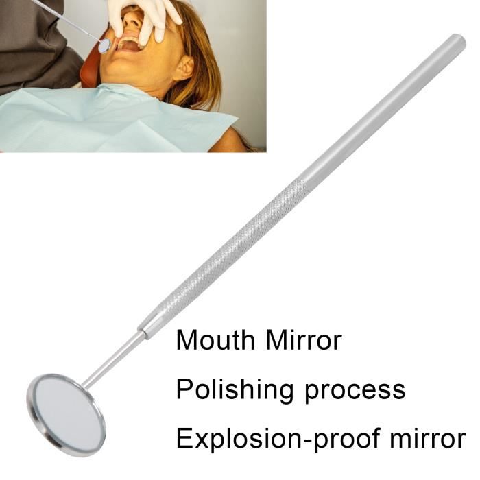 ffresiss Miroir dentaire avec lumière, miroir d'inspection des dents, miroir  de bouche anti-buée, outil de soins bucco-dentair… in 2023