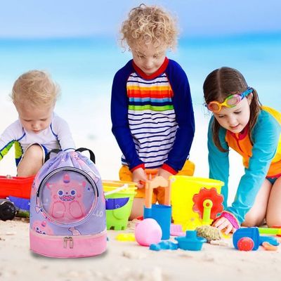Sac Piscine Enfant - Séparation Humide/Sec - Taille 32x36cm