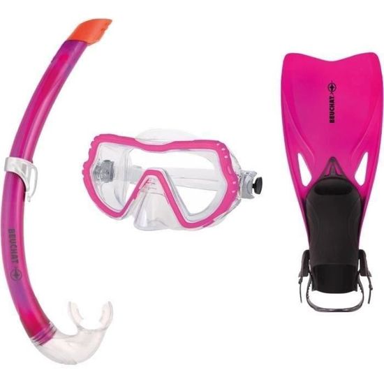 BEUCHAT Oceo Junior - Ensemble Palmes, Masque Et Tuba Enfant Avec Sac De Transport