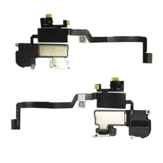 Kit Haut-parleur Oreille Et Détecteur De Lumière Pour IPhone XR - Compatible Apple - Noir - Neuf