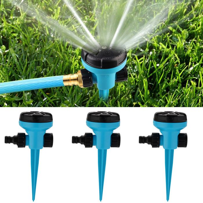 Arroseur de cour pour pelouse, arroseur de jardin, Rotation à 360 degrés, système d'irrigation par aspersion d'eau de jardin réglable | Leroy Merlin