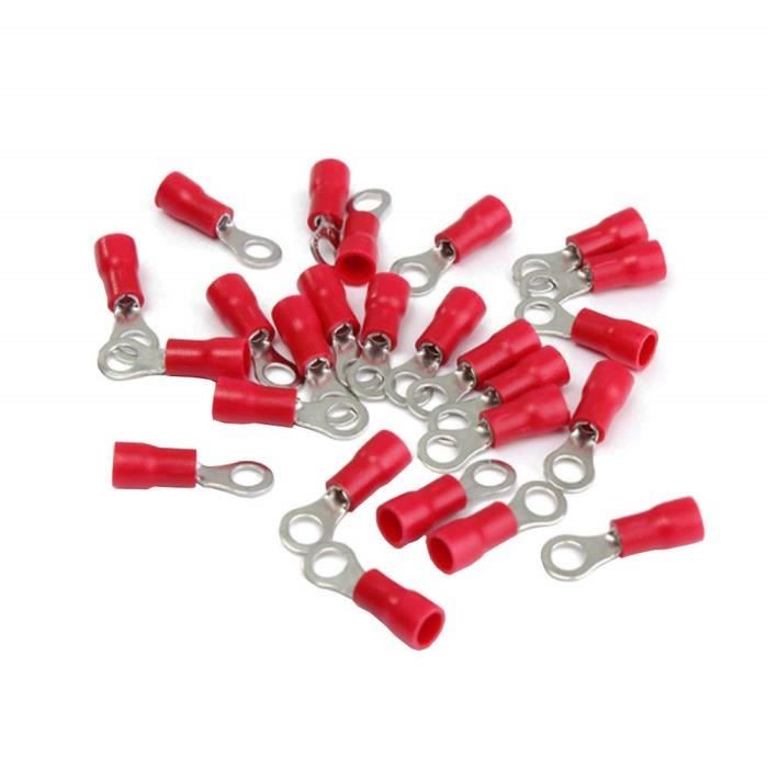 100 Pièces De Cosses à Anneau Non Isolées Pour Goujon De 7 Mm – Uxcell