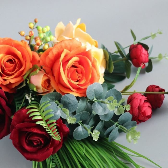Orange shop artificial flowers