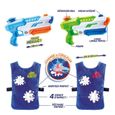 CANAL TOYS - Hydro Blaster Game - Jeu de Bataille d'Eau - 2 pistolets + 2 dossards qui changent de couleur-2
