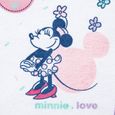 DISNEY Minnie confettis Bavoir maternelle - Imprimé "Je m'appelle" - 35 x 38 cm-2