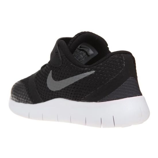 NIKE Baskets Free Run Chaussures B b Gar on Noir et blanc